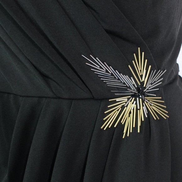 Max & Cleo Black One Shoulder Coctail Dres… - Picture 4 of 11